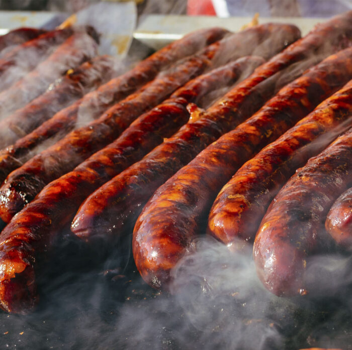 Signatur frankfurter m/ bacon og ramsløg | á 150 gram | 750 gram