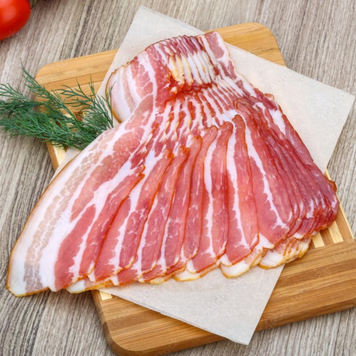 Røget Bacon i skiver | 1000 gram
