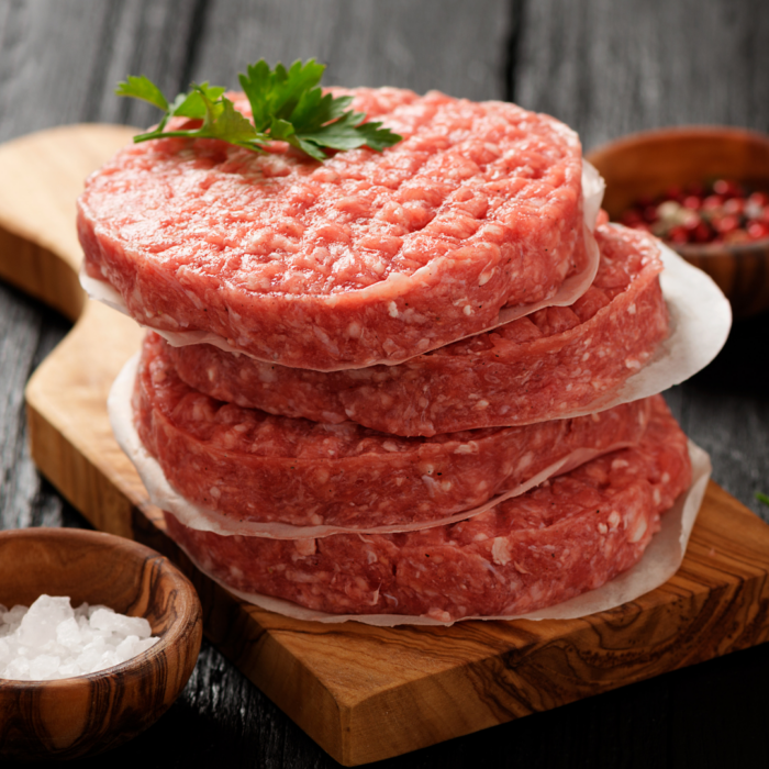 Brisket Burgerbøffer (30-35%) | 10 stk. á 175 g