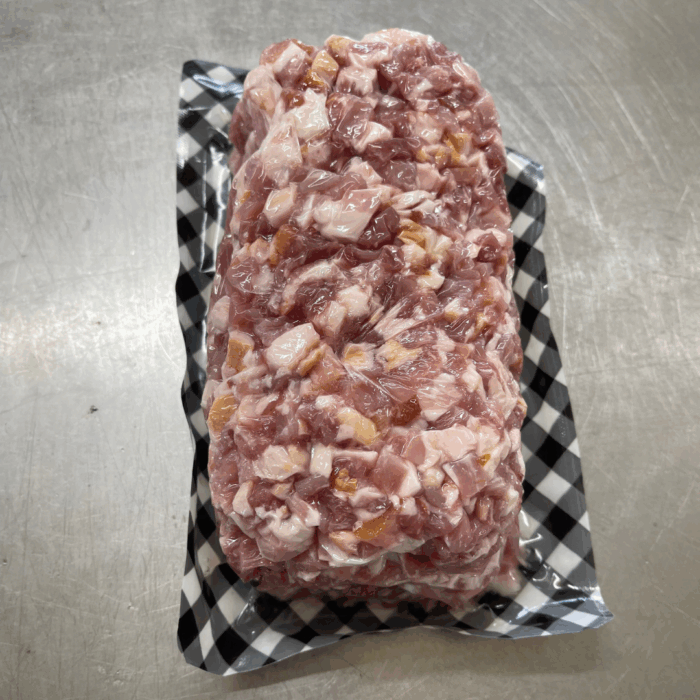 Røget Bacon i tern | 1 kg