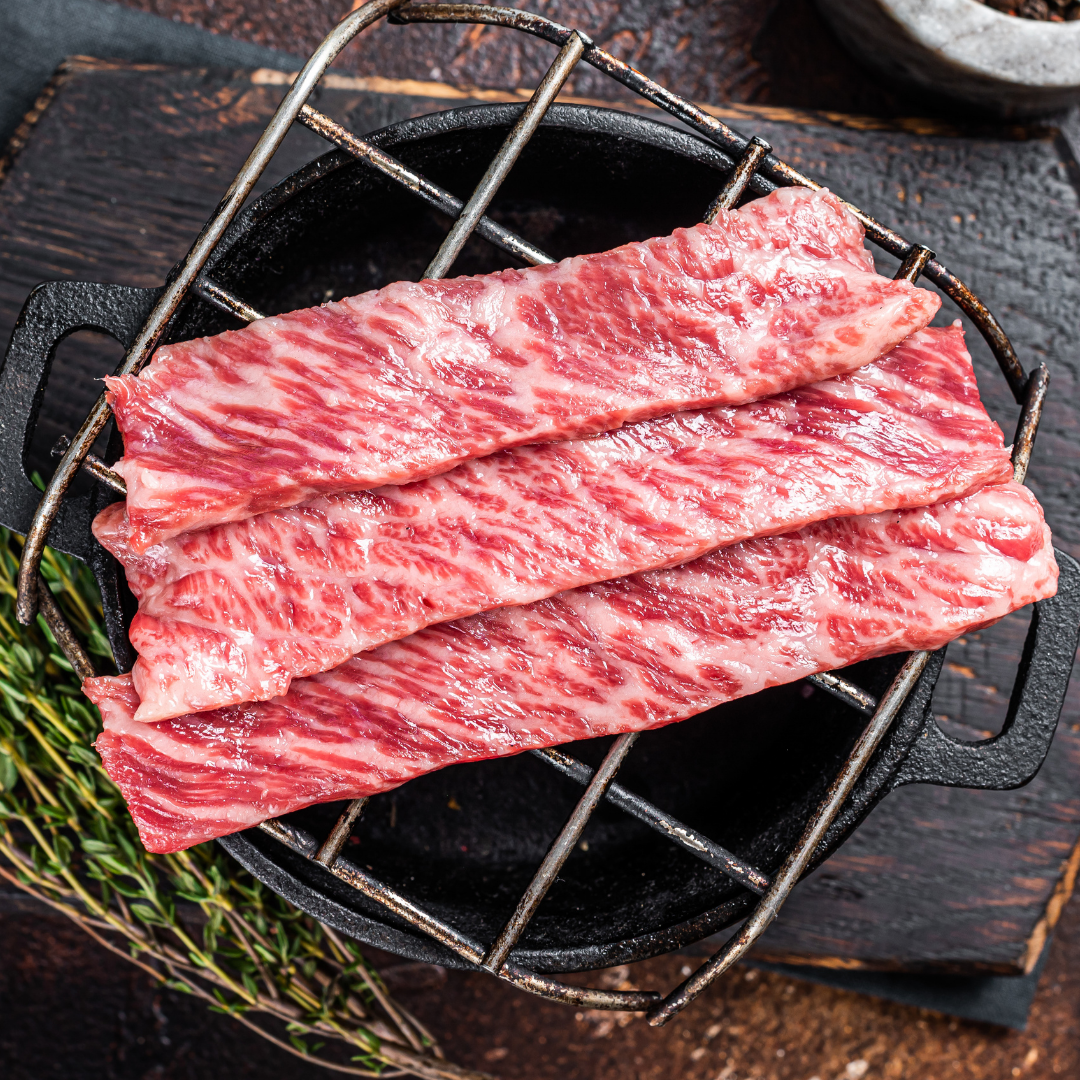 Mollendo Wagyu Inderlår i strimler – MBS 4–6 | 1 kg