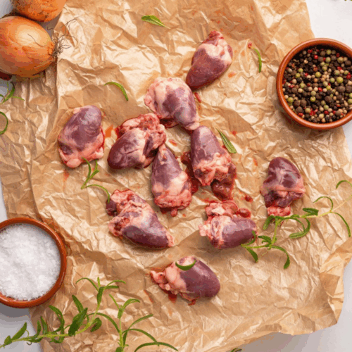 Andehjerter fra fritgående ænder