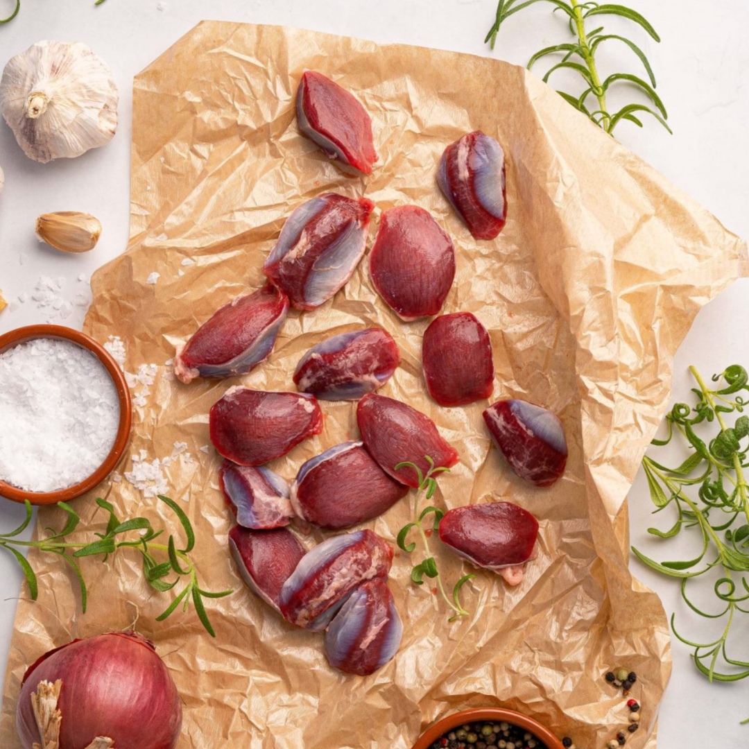 Andekråser fra franske fritgående ænder