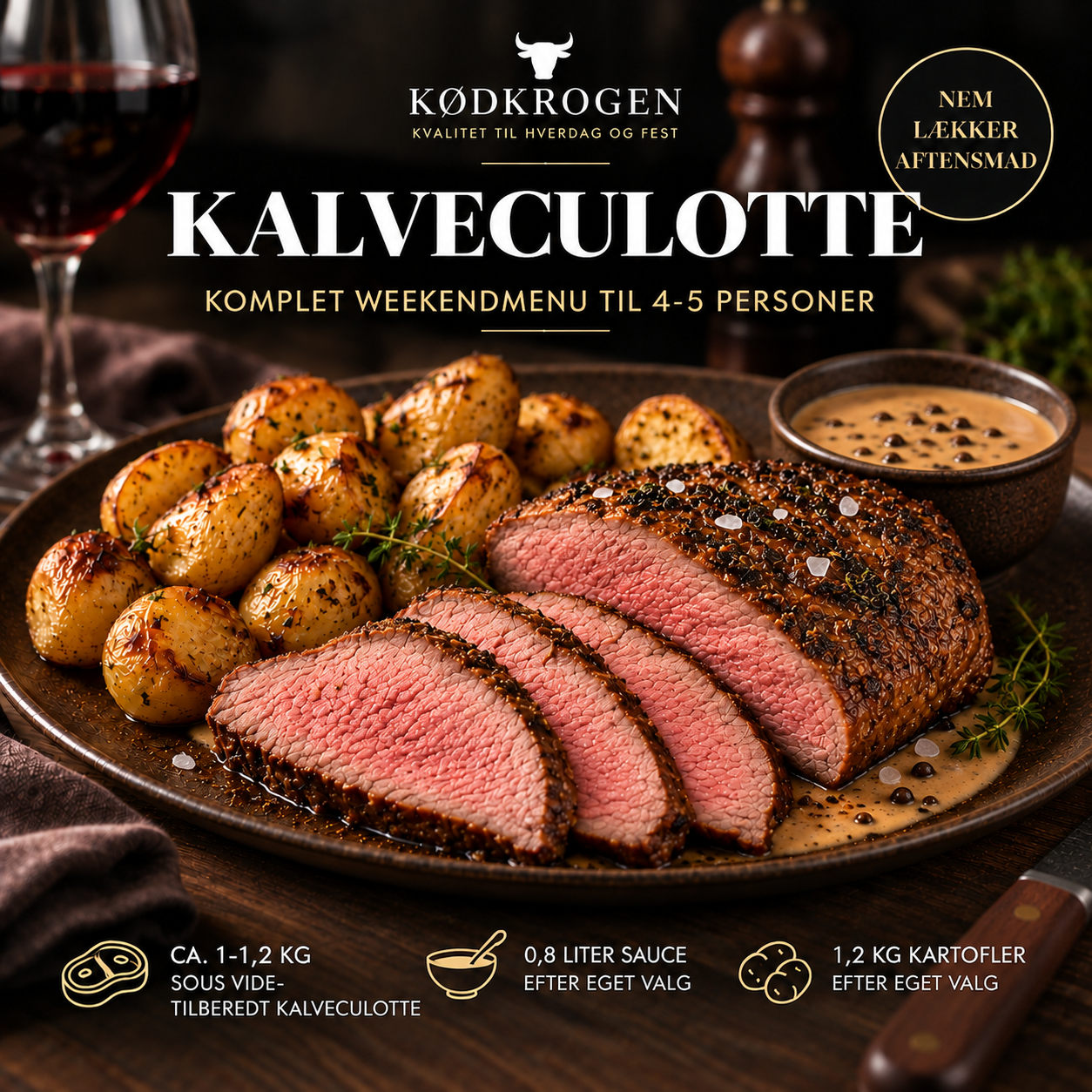 Kalveculotte - Weekendmenu
