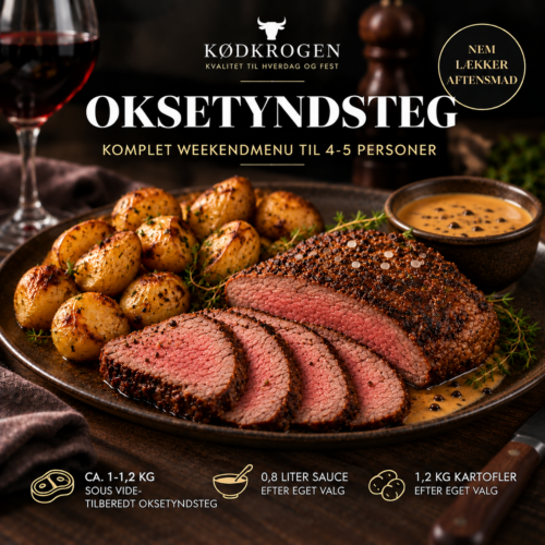 Oksetyndsteg - Weekendmenu