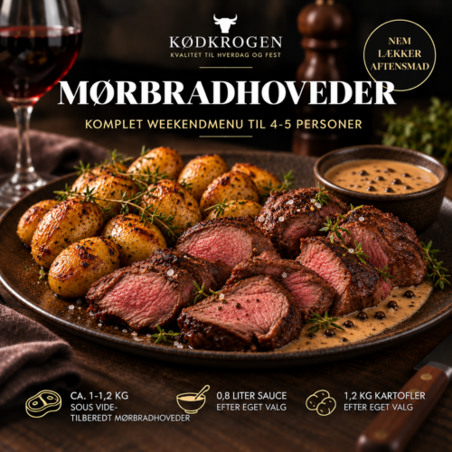 Mørbradhoveder - Weekendmenu